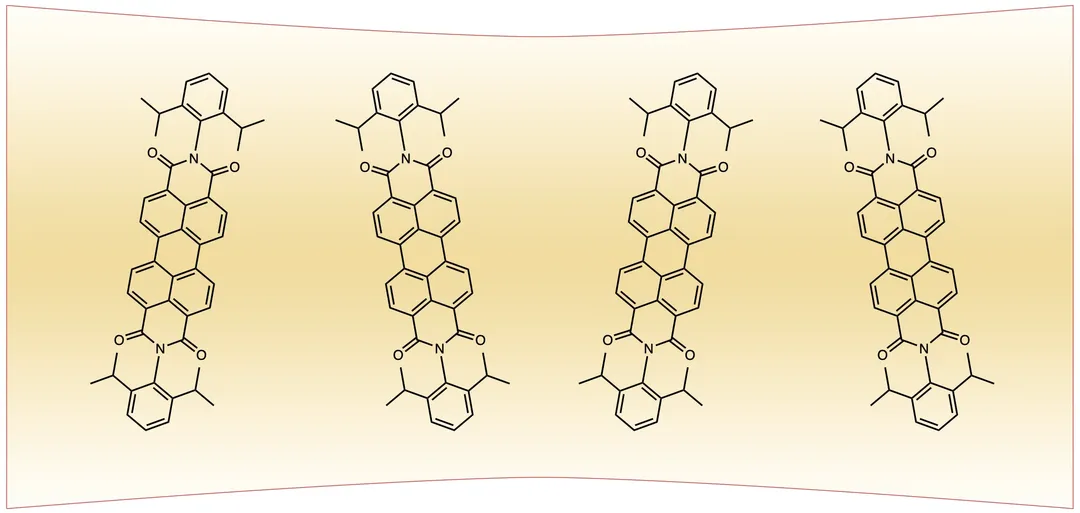 Nature Reviews Physics; Fig 3a - Lumogen-F orange molecules.